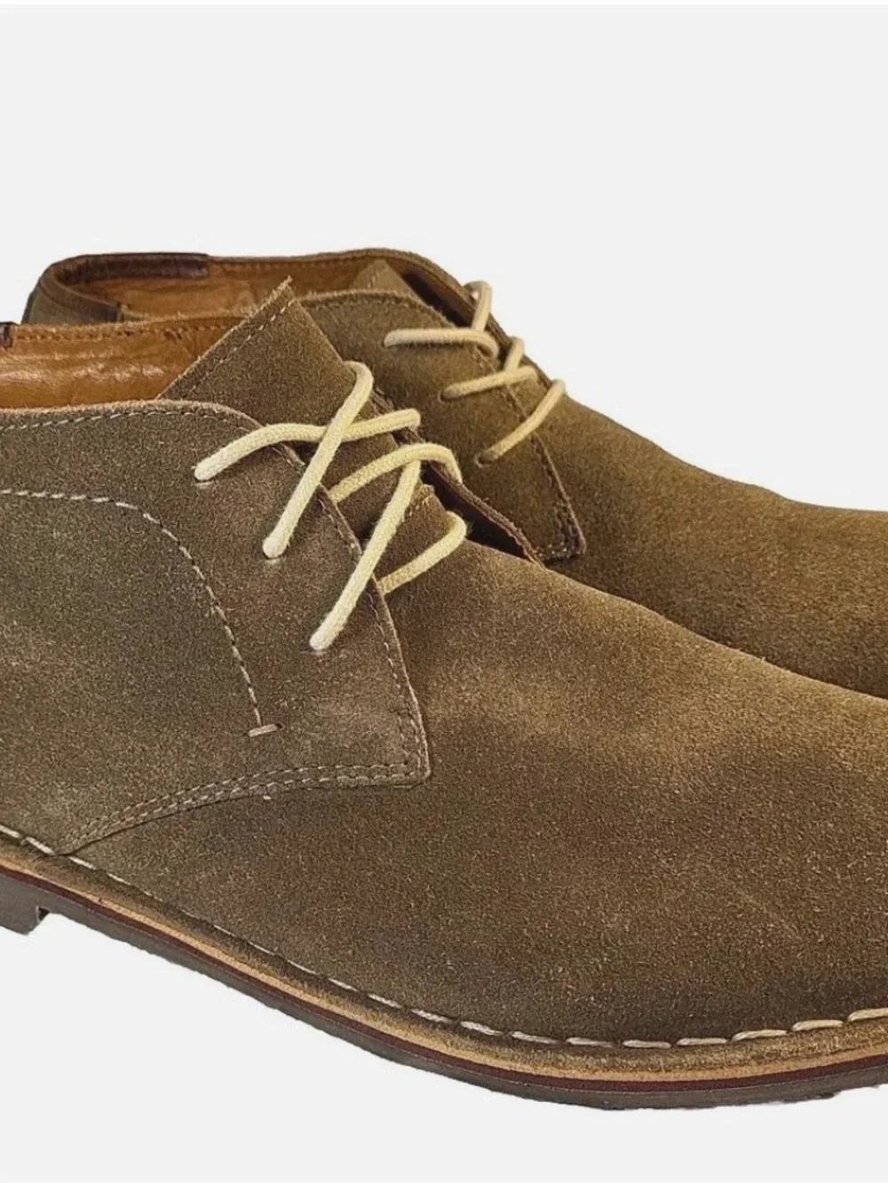 Kenneth Cole Unlisted Chukka Boot Brown Suede Lace-Up Shoe Size 10.5
